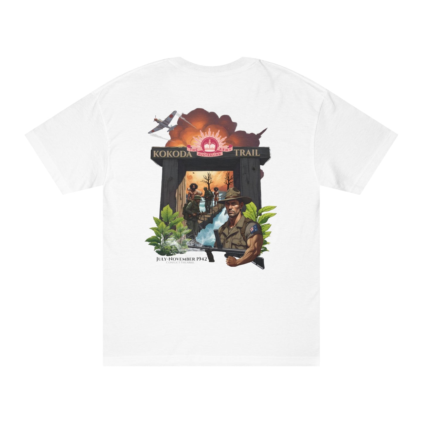 Kokoda Trail Graphic Design T-shirt
