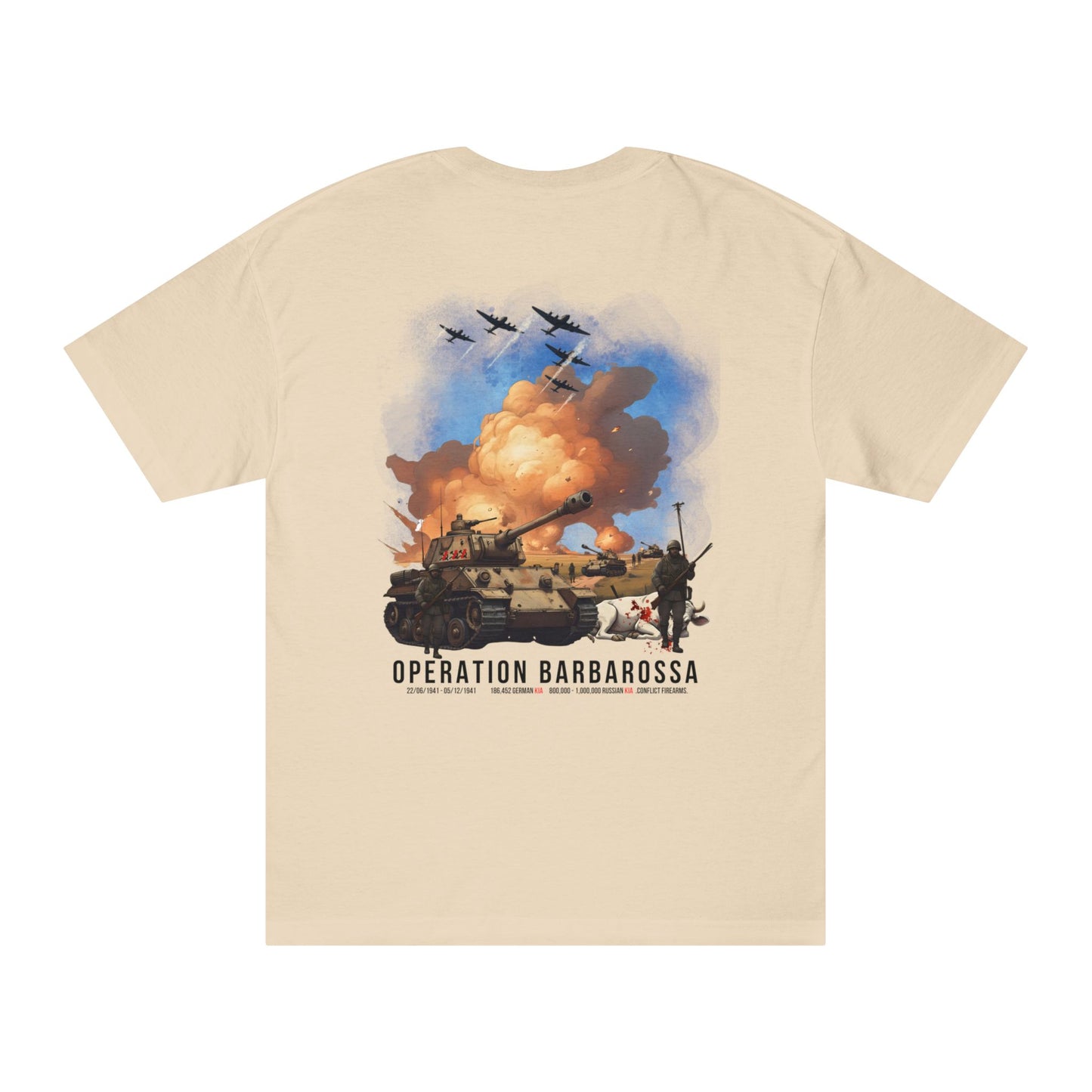 Operation Barbarossa Graphic Design T-shirt