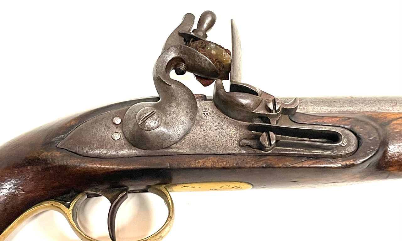 Late 18th century Dutch sea service flintlock pistol