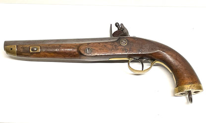 Late 18th century Dutch sea service flintlock pistol