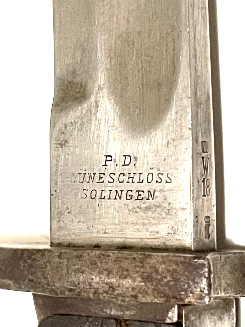 WW1 German Gew98 bayonet (P.D. Luneschloss, Solingen)
